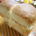 かえるぷりん's cooksnap of when they made ☆しっとりおいしい食パンHB使用☆.