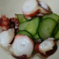 ダビデンコ's cooksnap of when they made たこときゅうりとわかめの酢の物.