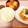 komugiko4's cooksnap of when they made 我が家no鶏きのこバーグ.