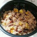 teruaco's cooksnap of when they made 炊飯器で簡単♪栗おこわ.