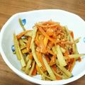 saeed's cooksnap of when they made ほっこり ＊ きんぴらごぼう.