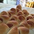 よねやまちか's cooksnap of when they made HB☆簡単 ふわふわベーコンエピ.