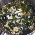 クック6AN1OV☆'s cooksnap of when they made 簡単！わかめ(たまご)スープ♡.