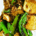 かりー子's cooksnap of when they made 厚揚げとししとうのおかか醤油炒め.
