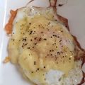 ゆかりりりー's cooksnap of when they made 目玉焼きonチーズ♡.