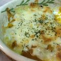 gomaneko's cooksnap of when they made かぼちゃの煮物リメイク‼️簡単グラタン♪.
