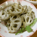 低カロ探検隊's cooksnap of when they made 今が旬！しその実で蓮根のカリカリ焼き.