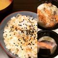 ぇび天ｏ's cooksnap of when they made 塩鮭とわさびの炊き込みご飯.