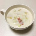 Blue＊＊'s cooksnap of when they made 白菜とベーコンのホットミルクスープ.