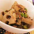 ぅのゅ★'s cooksnap of when they made れんこんとむき枝豆のきんぴら.