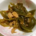 urararara's cooksnap of when they made 茎わかめとツナの佃煮.