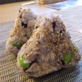 ケチャ＆ウル's cooksnap of when they made 鮭&枝豆の彩りおにぎり★.