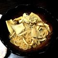 （みーみ✳︎∂∪∂）'s cooksnap of when they made 白滝で和風ﾊﾞﾀｰ醤油きのこﾊﾟｽﾀ風⭐.