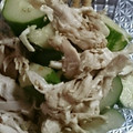 クック瞳's cooksnap of when they made きゅうりとささみのごま酢和え☆.