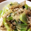 クックH6SHS1☆'s cooksnap of when they made 卵がトロ〜り♪小松菜のチャンプルー.