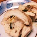 やっちゃこ's cooksnap of when they made スチーマーで5分★鶏むね肉の梅しそロール.