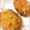 nyankoにゃん's cooksnap of when they made ♔メンチカツ♔ジューシーおいしー♪.