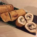 mai330's cooksnap of when they made 油揚げと大葉の☆ロールつくね☆.