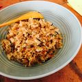 cyncyn's cooksnap of when they made 芽ひじきとツナの健康炒飯.