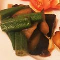 クックOKNSF3☆'s cooksnap of when they made 茄子とオクラの焼きびたし.