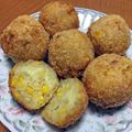 alohaasako's cooksnap of when they made 簡単♡さつまいもとコーンのコロッケ.