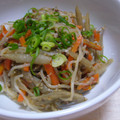 On_Stomach's cooksnap of when they made ひき肉とごぼうの味噌炒め煮.