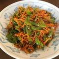 あむぅ's cooksnap of when they made 胡麻香る！人参とピーマンのキンピラ.