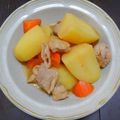 SoraｰRyu's cooksnap of when they made 鶏もも肉とじゃがいもの味噌煮.
