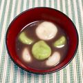 にきけん's cooksnap of when they made ヘルシー豆腐白玉しるこ٩( ᐛ )و♥︎.