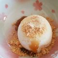 ハチ8コロ8's cooksnap of when they made 雪見だいふく・きなこ黒蜜・抹茶黒蜜.