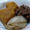 るなまりー's cooksnap of when they made 豚肉と玉葱を入れて　かぼちゃの甘辛煮.