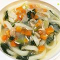 クック0KR5FO☆'s cooksnap of when they made 離乳食完了期 野菜としらすの煮込うどん.