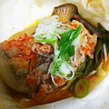 ユーロン's cooksnap of when they made 豚バラ肉と長葱の包み焼き＊豆鼓風味.