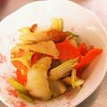 kawatomo's cooksnap of when they made 白菜と竹輪の味噌炒め.