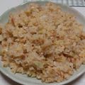 さーパパ's cooksnap of when they made キャベツと鮭フレークのチャーハン.