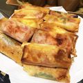 mimi__0110's cooksnap of when they made ベーコン チーズ 大葉ミニトマト春巻き.