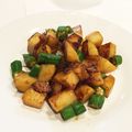 あいたぬぅ's cooksnap of when they made じゃがいもとオクラのバター醤油炒め.