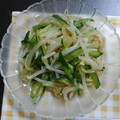 なおつん0802's cooksnap of when they made もやしときゅうりのピリッと酢の物.