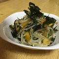 ❤︎ローズマリー❤︎'s cooksnap of when they made めっけもん♪簡単！柿のごま和え★.