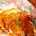 ソラレン's cooksnap of when they made ふわふわ♡豆腐カニ玉のあんかけソースがけ.