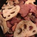 ひま☆まま's cooksnap of when they made レンコンと焼豚のきんぴら.