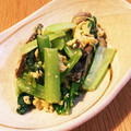 もんすてらー's cooksnap of when they made 小松菜とシイタケと炒り卵の小鉢.