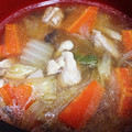 ＊りぃちゃ＊'s cooksnap of when they made 簡単！とろとろ白菜と鶏肉のぽかぽかスープ.