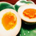 ちょねまに's cooksnap of when they made ＊簡単！黄身がオレンジ色の煮玉子＊.