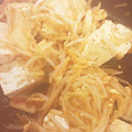 クック4IN9IA☆'s cooksnap of when they made キムチともやしと豆腐炒め.