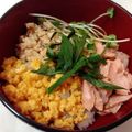 o^o^oayuayu's cooksnap of when they made 我が家の三色丼☆”.