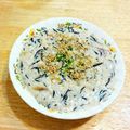 YUZVIO's cooksnap of when they made ひじき煮が残ったら♪レンジで豆乳リゾット.