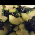 イエス様の愛's cooksnap of when they made すし酢で簡単‼きゅうりとわかめの酢の物.