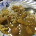ぐりとぐらの姉's cooksnap of when they made お蕎麦屋さんのカレー丼（ちくわ入り）.