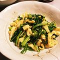 tama_saya's cooksnap of when they made 簡単☆春菊と油あげ和え.